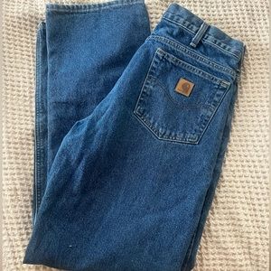 Flannel-lined Carhartt jeans